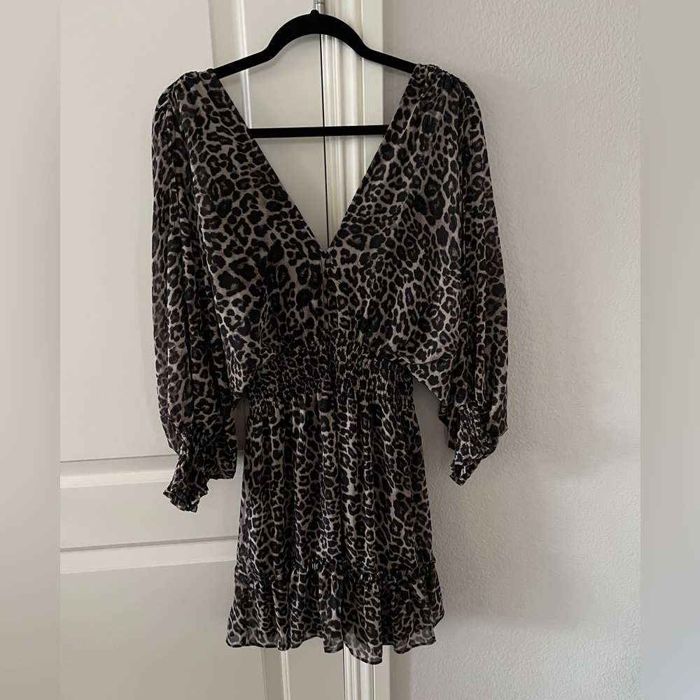 Animal print dress. Sheer but fully lined . absolutely beautiful! New!